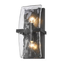 Golden Canada 3164-WSC BLK-HWG - Golden Lighting Aenon 2-light Wall Sconce in Matte Black
